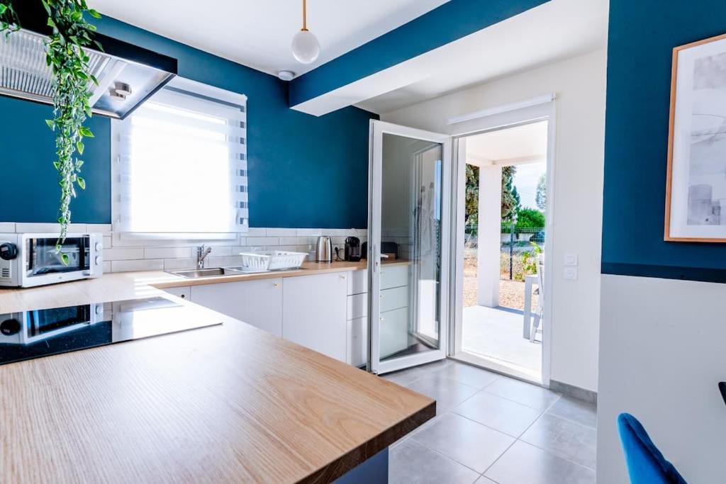 ☆ Blue Provencal Appartement ☆ Morieres-les-Avignon Exteriér fotografie